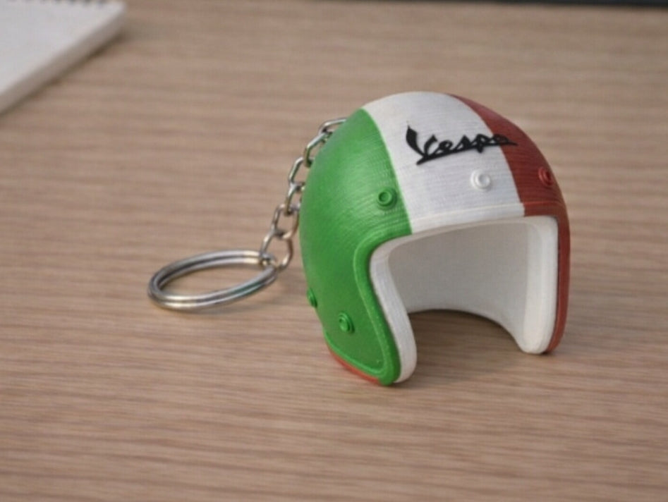 Classic scooter helmet keychain | vespa helmet