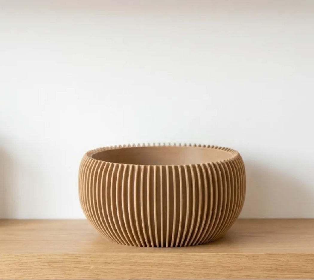 Ribbed nest bowl - japandi Deco Tray