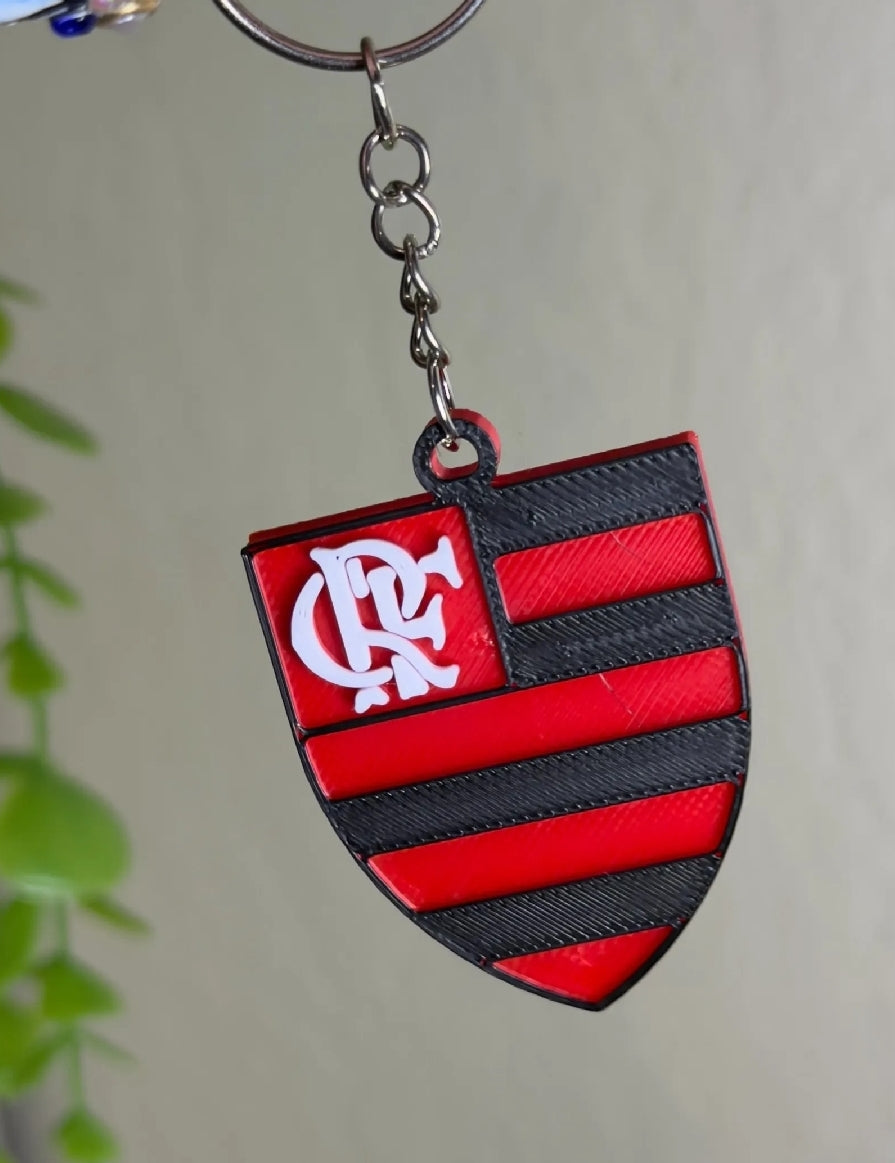 Flamengo shield keychain