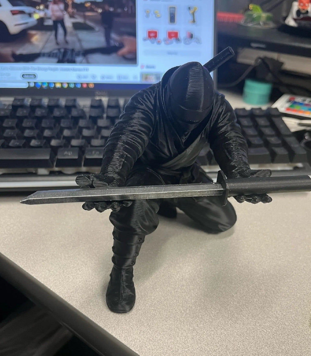 Ninja pen holder desk decor