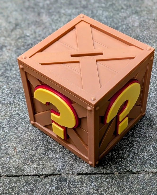 Crash bandicoot crate piggy bank new