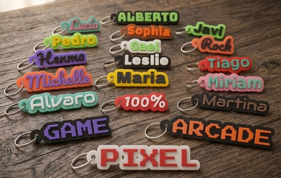 Customizable name Keychain