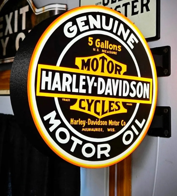 Harley-Davidson - 2-sided service lightbox sign