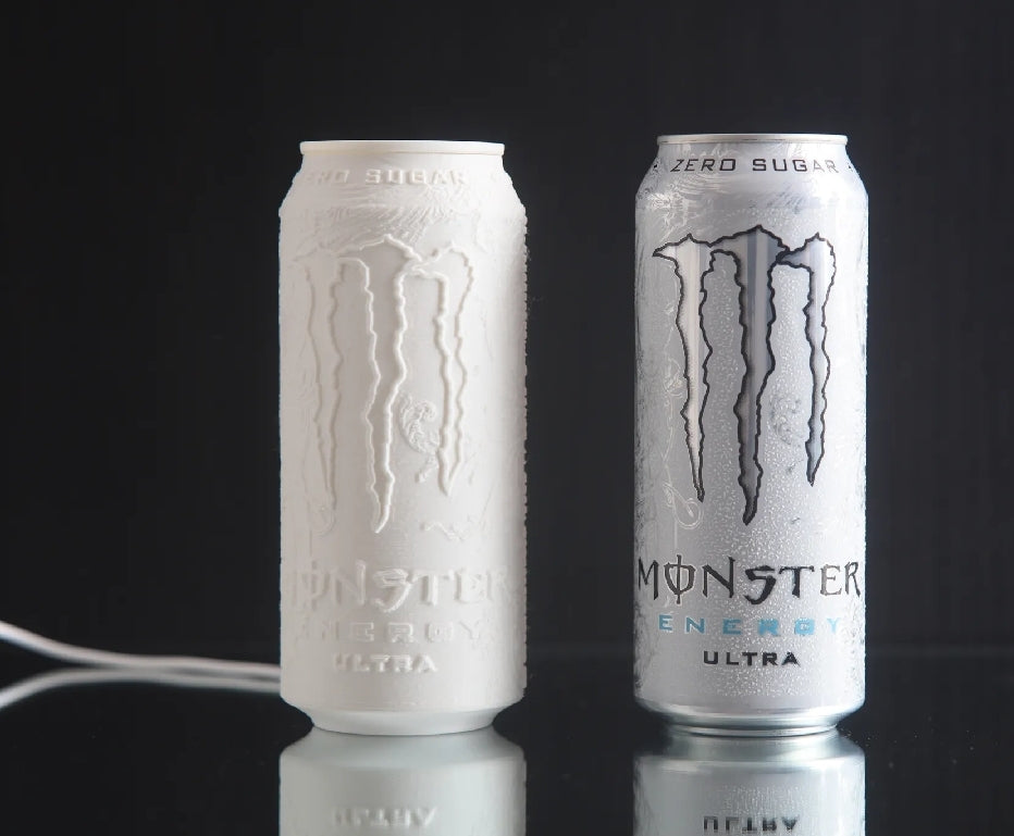 Monster energy ultra white monster Lithophane
