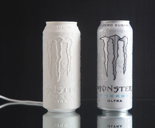 Monster energy ultra white monster Lithophane