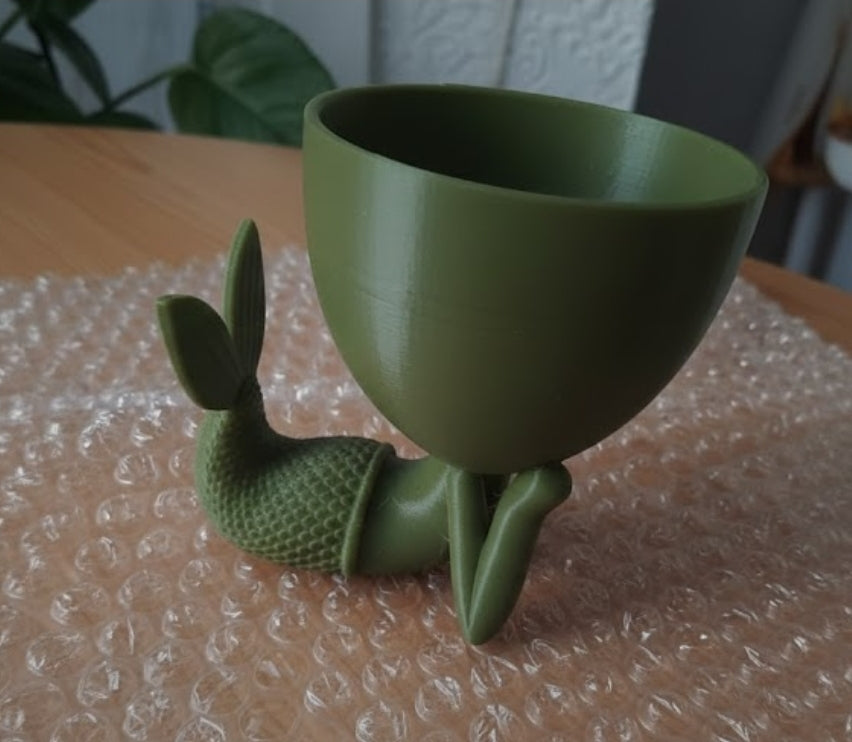 Mermaid pot for succulents plants New