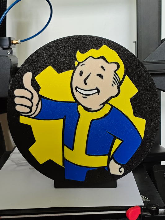 Fallout light box with usb cable