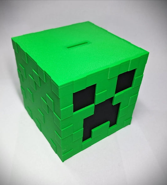 Minecraft creeper piggy bank new