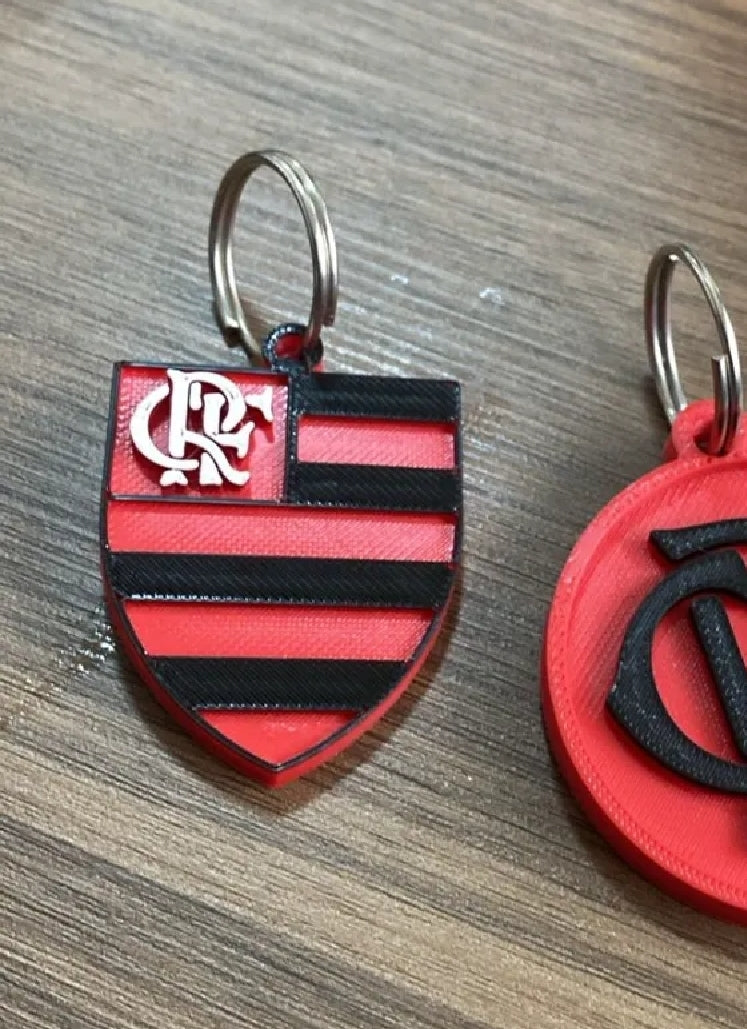 Flamengo shield keychain