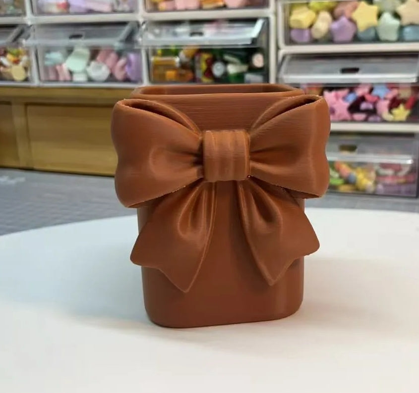 Bow Makeup Brush Holder | Pen Holder