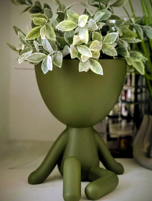 Relaxed figure for succulent plants New