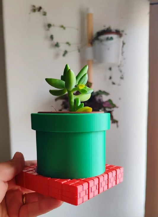 pipe-shaped pen holder/plant pot