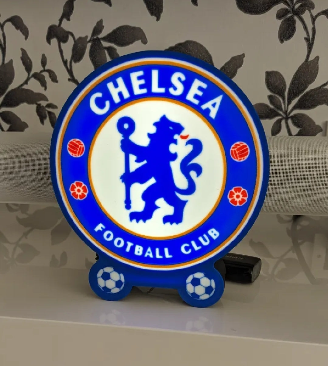 Chelsea football club led light box