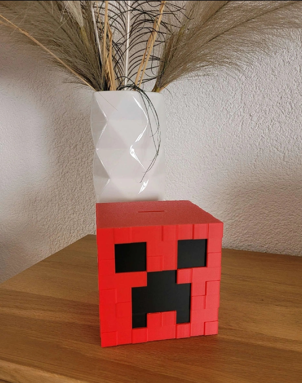 Minecraft creeper piggy bank new