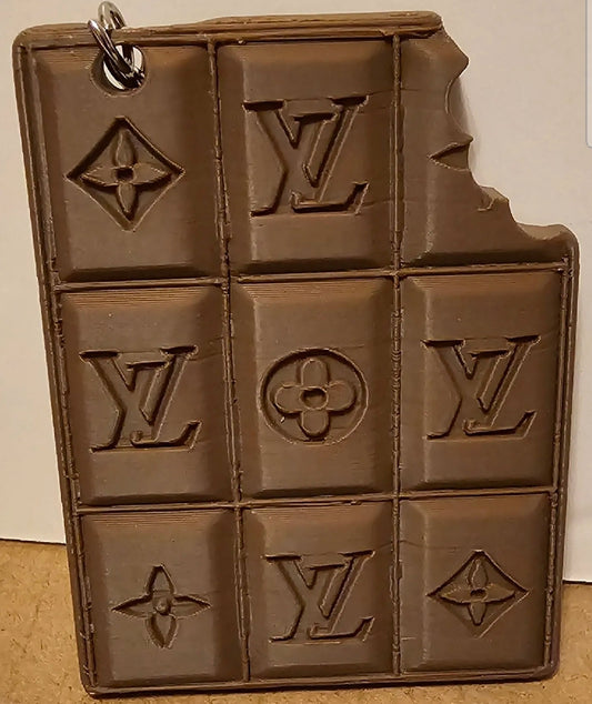 LV chocolate Keychain