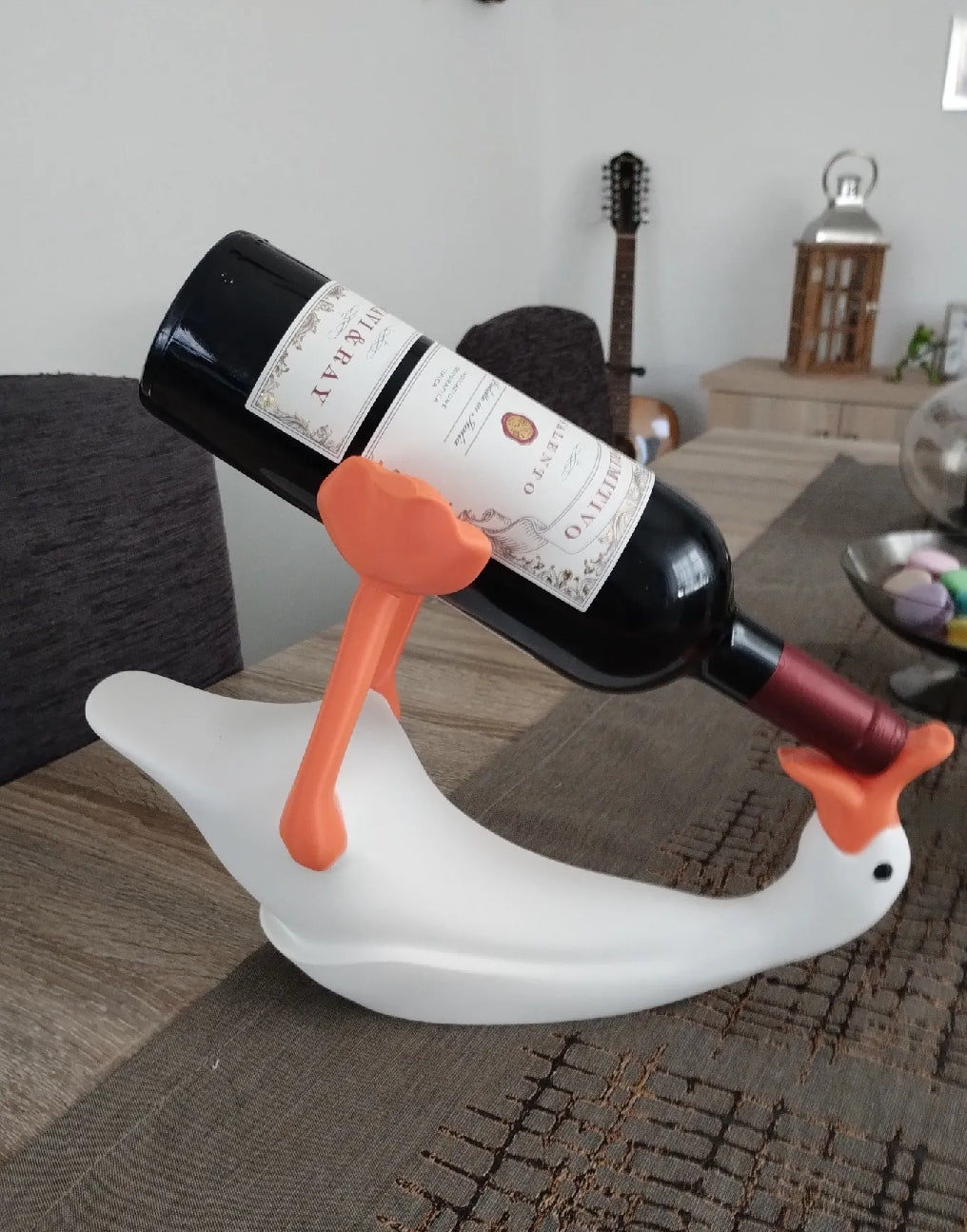 Untitled goose holder - wine bottle holder